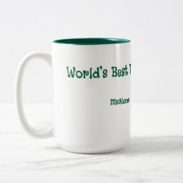 Custom Teacher Gift Mug  ツートーンマグカップ