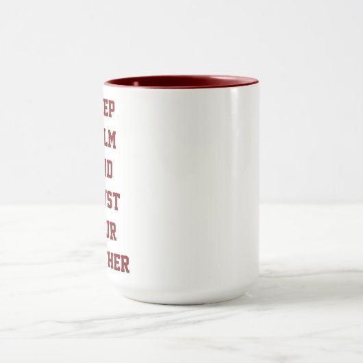 Custom Teacher Gift Mug  マグカップ (中央)