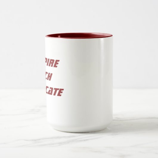 Custom Teacher Gift Mug  マグカップ (中央)