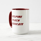 Custom Teacher Gift Mug  マグカップ (正面左)