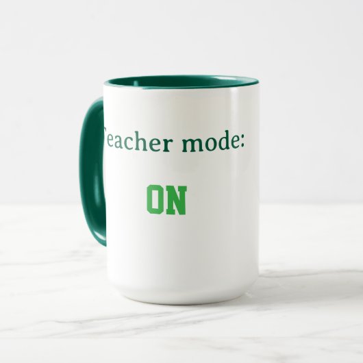 Custom Teacher Gift Mug マグカップ (正面左)