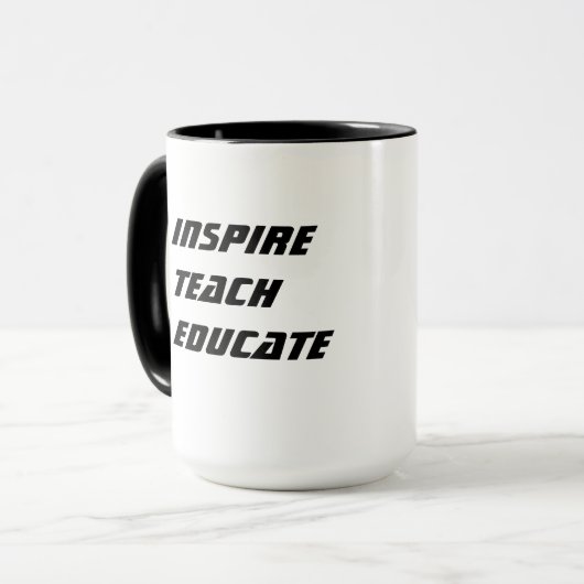 Custom Teacher Gift Mug マグカップ (正面左)