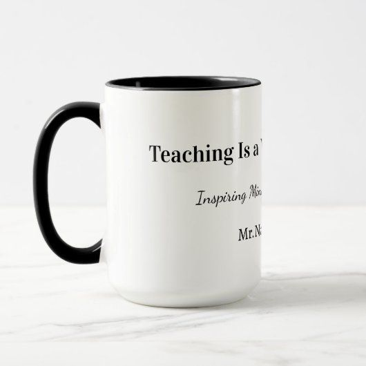 Custom Teacher Gift Mug  マグカップ (左)