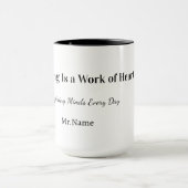 Custom Teacher Gift Mug  マグカップ (中央)