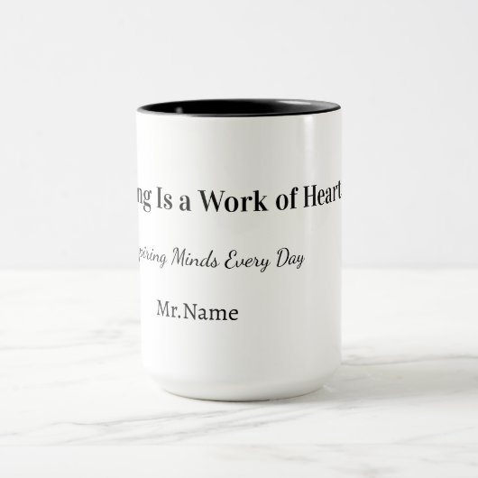 Custom Teacher Gift Mug  マグカップ (中央)