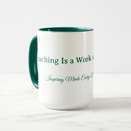 Custom Teacher Gift Mug  マグカップ (正面左)