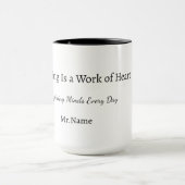 Custom Teacher Gift Mug  マグカップ (中央)