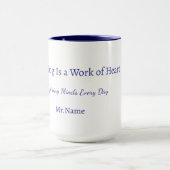 Custom Teacher Gift Mug  マグカップ (中央)
