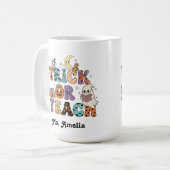 Custom Teacher Mug, Custom Teacher Gift, Hallow コーヒーマグカップ (正面左)