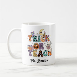 Custom Teacher Mug, Custom Teacher Gift, Halloween コーヒーマグカップ