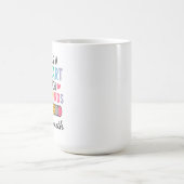 Custom Teacher mug, Personalized Teacher name コーヒーマグカップ (中央)