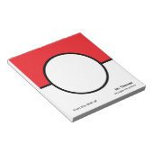 Custom Teacher Notepad Classroom Theme ノートパッド (アングル)