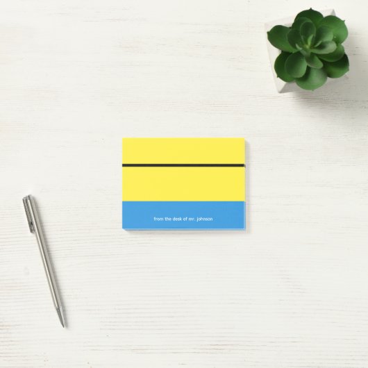 Custom Teacher Notepad Gift Classroom Theme ポストイット (オフィス)