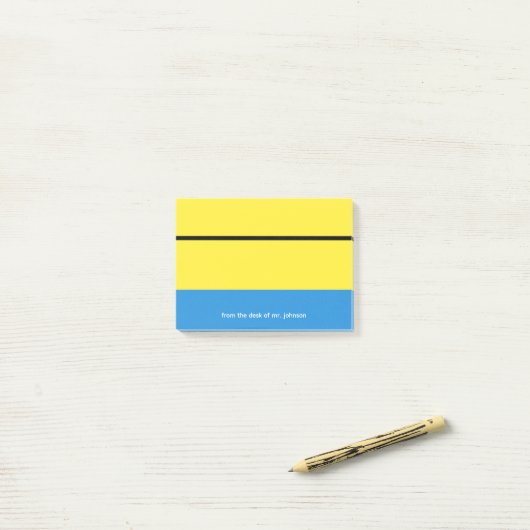 Custom Teacher Notepad Gift Classroom Theme ポストイット (デスク上)