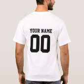 CUSTOM TEAM SPORT Men's Basic T-Shirt Tシャツ (裏面)