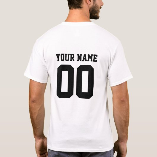 CUSTOM TEAM SPORT Men's Basic T-Shirt Tシャツ (裏面)