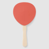 Custom Tear Drop Fan – Fire Opal Bold ハンドファン (裏面)