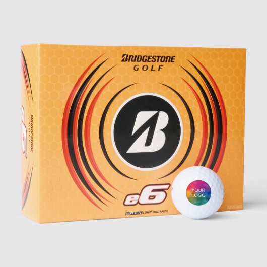 Custom Template Logo Bridgestone e6 12 Pack ゴルフボール (パッケージ)