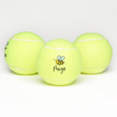 Custom tennis balls with cute honey bee logo テニスボール (マルチ)