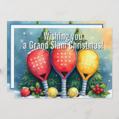 🎾🎄Custom text,   シーズンカード (正面/裏面)