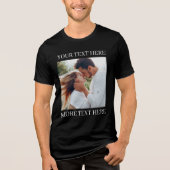 Custom Text and Photo トライブレンドＴシャツ (正面)