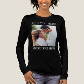 Custom Text and Photo トライブレンドＴシャツ (正面)