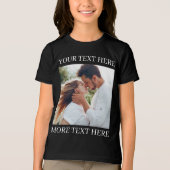 Custom Text and Photo トライブレンドＴシャツ (正面)