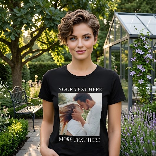 Custom Text and Photo トライブレンドＴシャツ