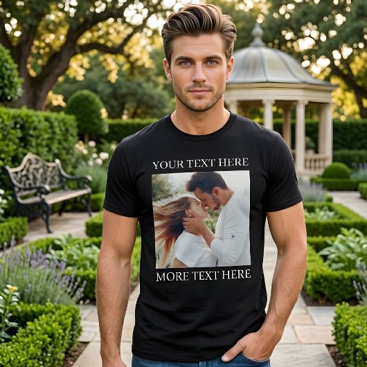 Custom Text and Photo トライブレンドＴシャツ