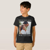 Custom Text and Photo Tシャツ (正面フル)