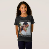 Custom Text and Photo Tシャツ (正面フル)