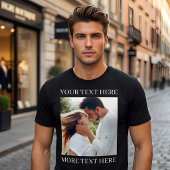 Custom Text and Photo Tシャツ