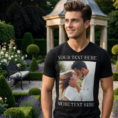 Custom Text and Photo Tシャツ
