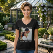 Custom Text and Photo Tシャツ
