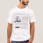 Custom Text & Anime Style Father Graphic Tシャツ<br><div class="desc">✨ Personalized Message Father's Day Tee✨Surprise Dad with a unique [item type] featuring a cool anime-style illustration of a father. Add your own custom message to make it extra special! Perfect for Father's Day, birthdays, or any occasion. 🎁Surprenez papa avec un [type d'article] unique orné d'une illustration de père cool...</div>