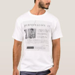 Custom Text & Anime Style Father Graphic Tシャツ<br><div class="desc">✨ Personalized Message Father's Day Tee✨Surprise Dad with a unique [item type] featuring a cool anime-style illustration of a father. Add your own custom message to make it extra special! Perfect for Father's Day, birthdays, or any occasion. 🎁Surprenez papa avec un [type d'article] unique orné d'une illustration de père cool...</div>