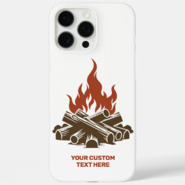 Custom Text Camping iPhone 16 Pro Maxケース
