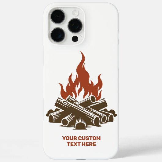 Custom Text Camping Case-Mate iPhoneケース (裏面)