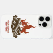 Custom Text Camping Case-Mate iPhoneケース (裏面 (横))