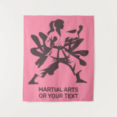 Custom Text & Color Martial Arts タペストリー (正面)