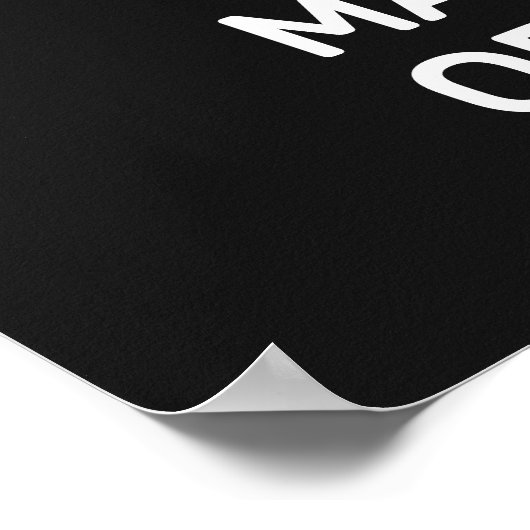 Custom Text & Color Martial Arts ポスター (角)