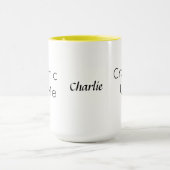 Custom Text, Colorful Craftastic You & Me Combo マグカップ (中央)