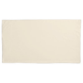 Custom Text CreamPillowcases – Personalized Match 枕カバー