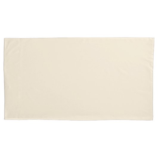 Custom Text CreamPillowcases – Personalized Match 枕カバー (正面左)