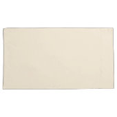 Custom Text CreamPillowcases – Personalized Match 枕カバー (正面右)