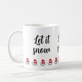 Custom Text Cute Little Snowduck | Snowman winter コーヒーマグカップ