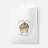 Custom Text Cute Mini Muffin フェイバーバッグ (正面)
