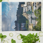 Custom Text Edinburgh Scotland キッチンタオル (折り畳み)