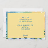 🎾🎄Custom text,  Festive Three-Handed Smash シーズンカード (裏面)