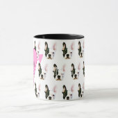 Custom Text French Bulldog Coffee Mug マグカップ (中央)